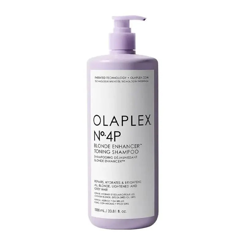 Olaplex Nº4 Purple Blonde & Grey Hair Toning Shampoo, 1000 ml