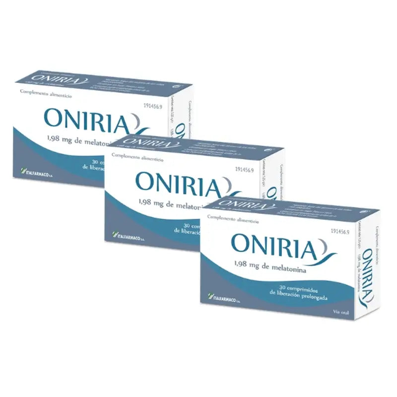 Oniria Lib Prol Nutraceutical 1,98 mg Pack 3 x 30 comprimés