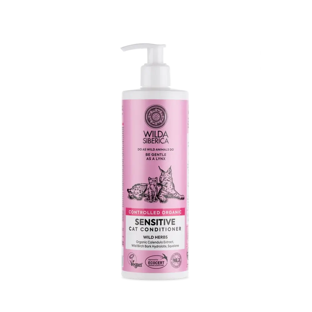 Organic Shop Conditionneur pour chats sensibles, 400 ml