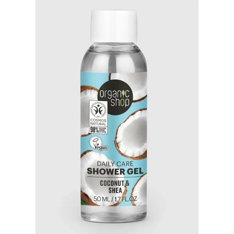 Organic Shop Daily Care Gel douche Coconut & Shea Butter , 50 ml
