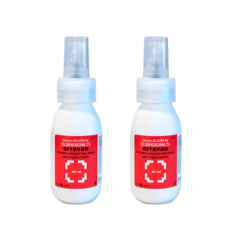 Orravan Duplo Chlorhexidine 2% Solution aqueuse 2 x 60 ml