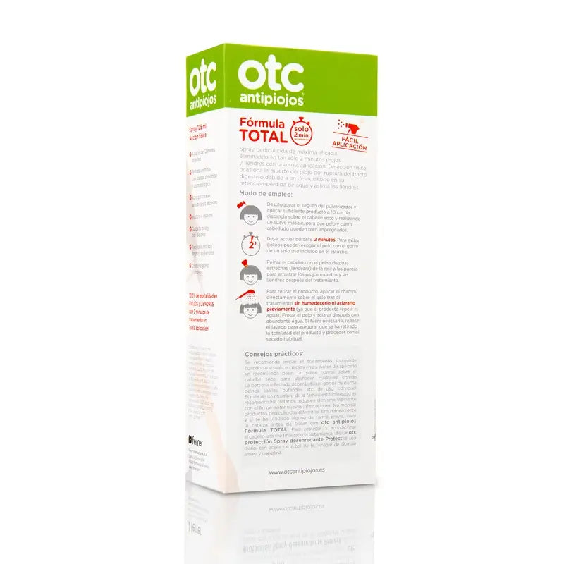 Spray anti-poux Otc Formula Total 125 ml