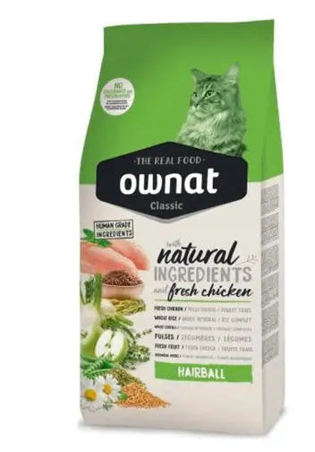 Ownat Classic Feline Adult Hairball 4Kg, cat food