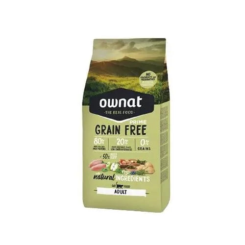 Ownat Prime Feline Adult Grain Free 3kg , nourriture pour chat