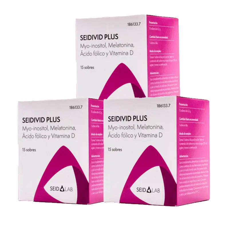 Seidivid Plus, paquet de 3x15 sachets