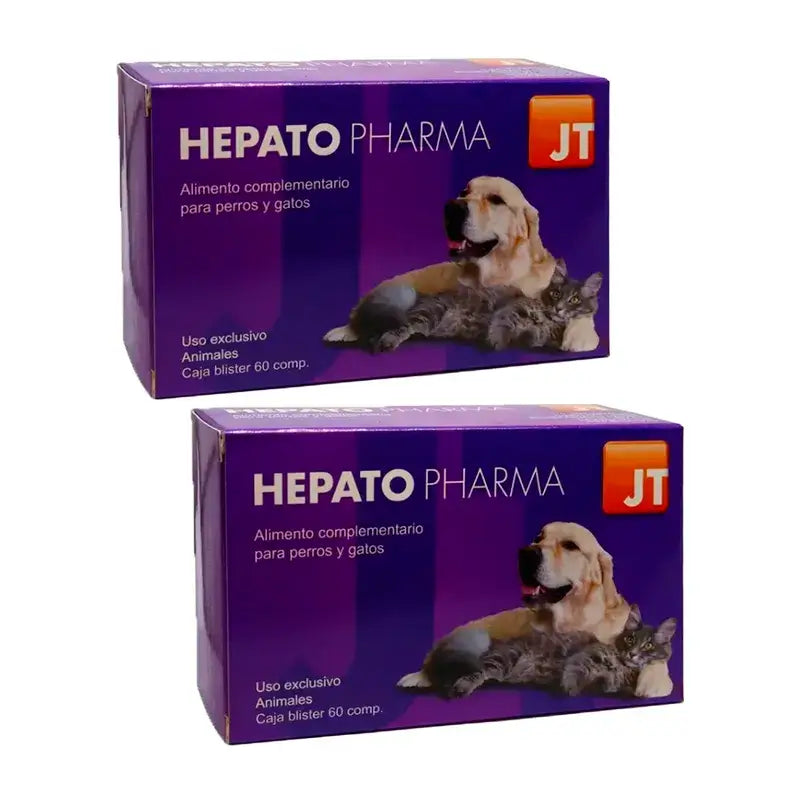 JTPharma Hepato Pharma, Pack 2 x 60 comprimés