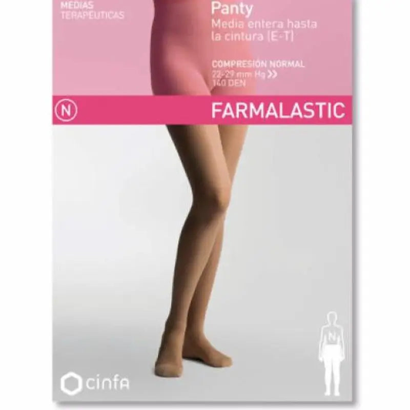 Farmalastic Panty Compresión Normal Capuchino T. Gran