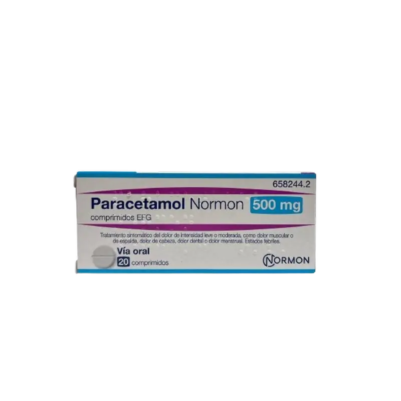 Paracetamol Normon Efg 650 mg 20 comprimés
