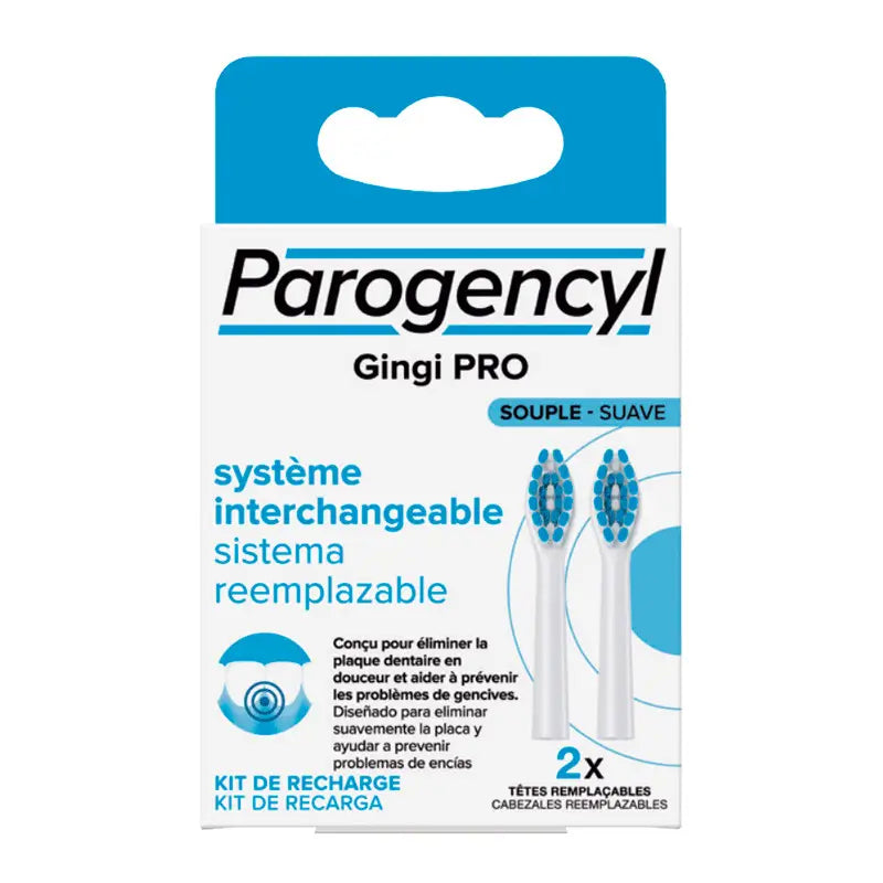 Parogencyl Samurai Gingi Pro Gentle Refills, 2 Refills