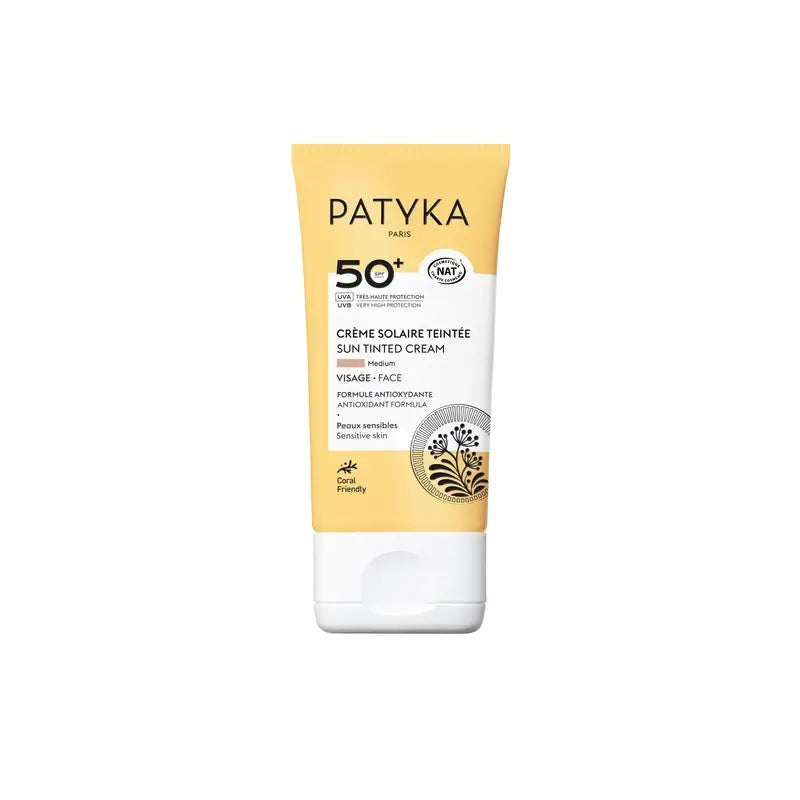 Patyka Coloured Face Sunscreen Spf50 - Medium, 40 ml