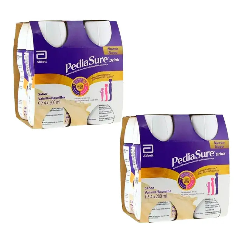 Pediasure Drink Vanilla Children, 4 bouteilles x 220 ml Pack 2