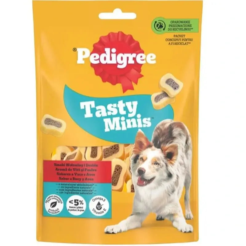Pedigree Tasty Minis Chewy Slices Bœuf 6 x 155 g