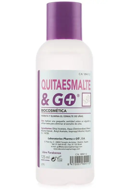 Pharma & Go Quitaesmaltes 125Ml.