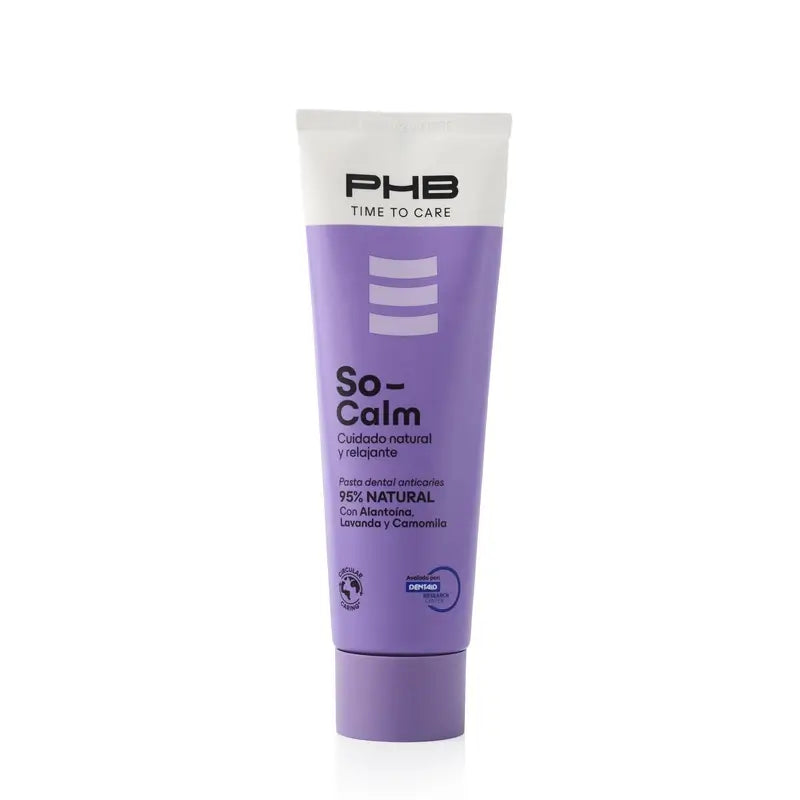 Phb Time To Care So Calm Dentifrice naturel doux, 75 ml