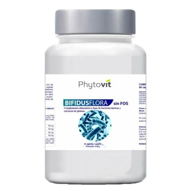 Phytovit Bifidusflora Phytoflavourless, Flacon 60 gélules