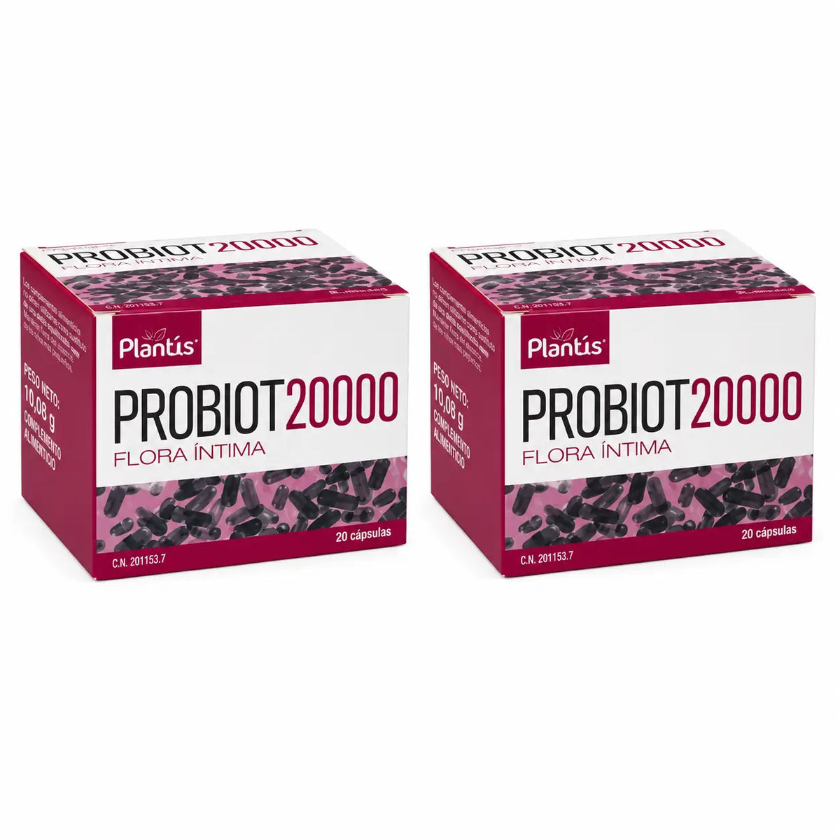 Plantis Probiot 20000 Flora Intime, 15 sachets de 6 g, lot de 2