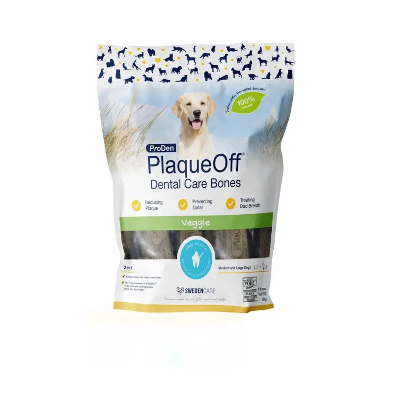 Plaqueoff Dental Care Bones Veggie Dog 485 g, snack pour chien