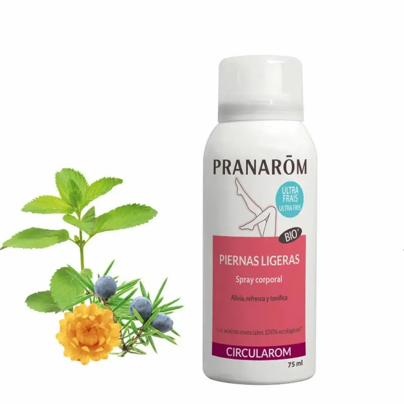 Pranarom Circularom Light Legs Body Spray, 75ml