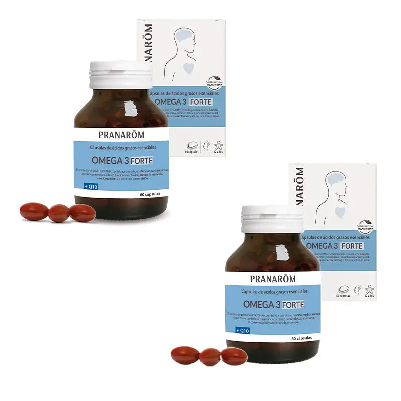 Pranarôm Omega 3 Forte, 2X60 Capsules