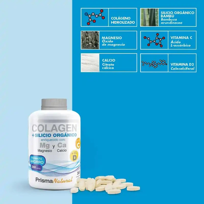 Prisma Natural Collagen + Organic Silicon, 360 comprimés