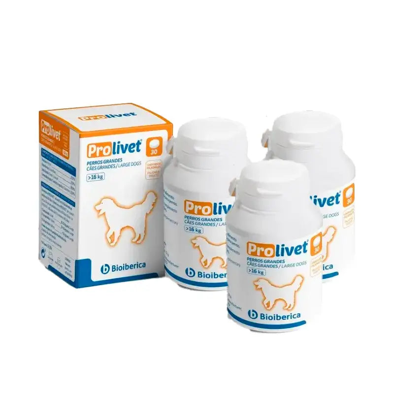 Prolivet Large Dogs, Pack 3 x 30 Comprimés
