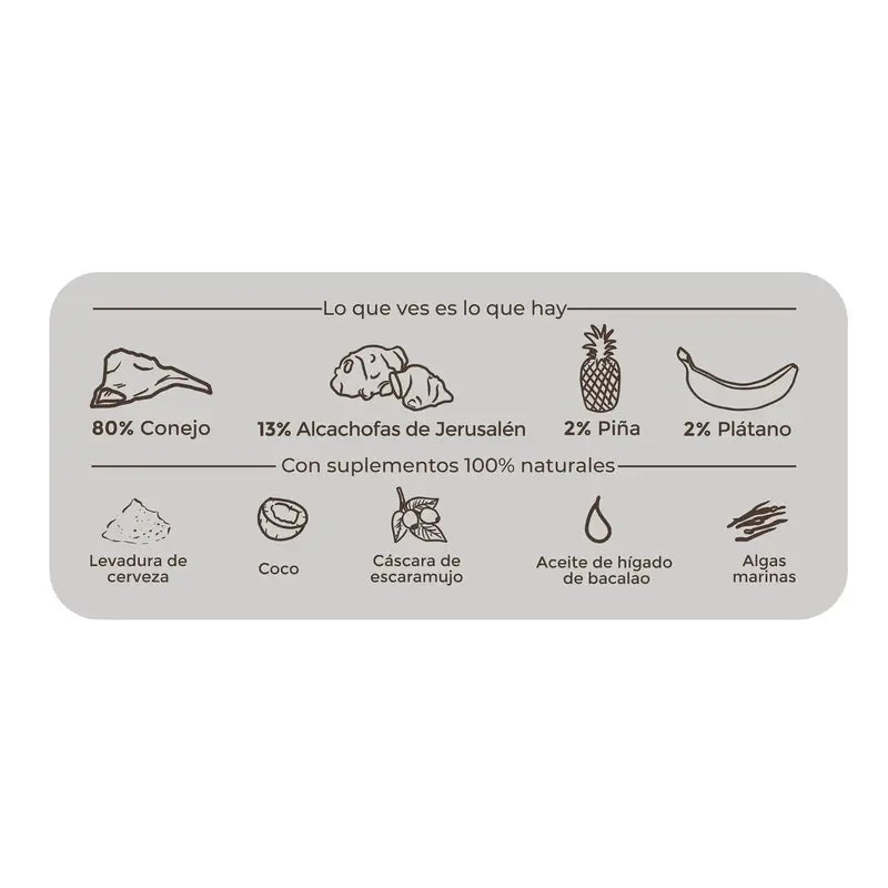 Menu Banquet Lapin Puromenu , 400 grammes