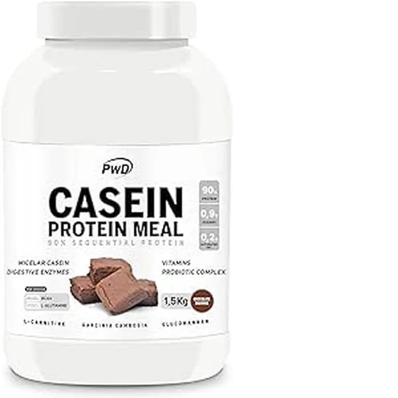 Pwd Casein Protein Meal Chocolate Brownie Pot 1.5 Kg
