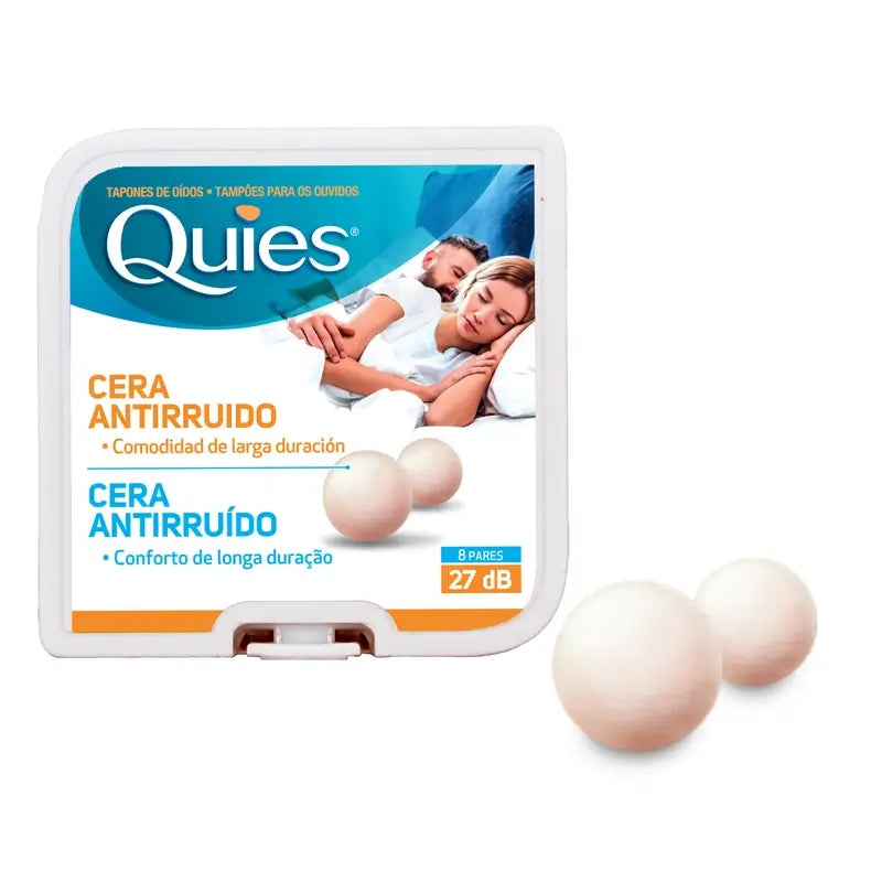 Quies Bouchons d'oreille en cire naturelle 16 U