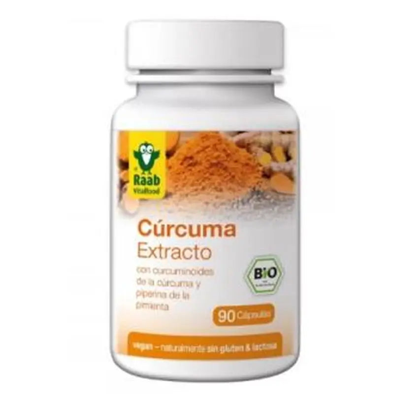 Raab Vitalfood Curcuma Extract 90Cap Bio Sg Vegan
