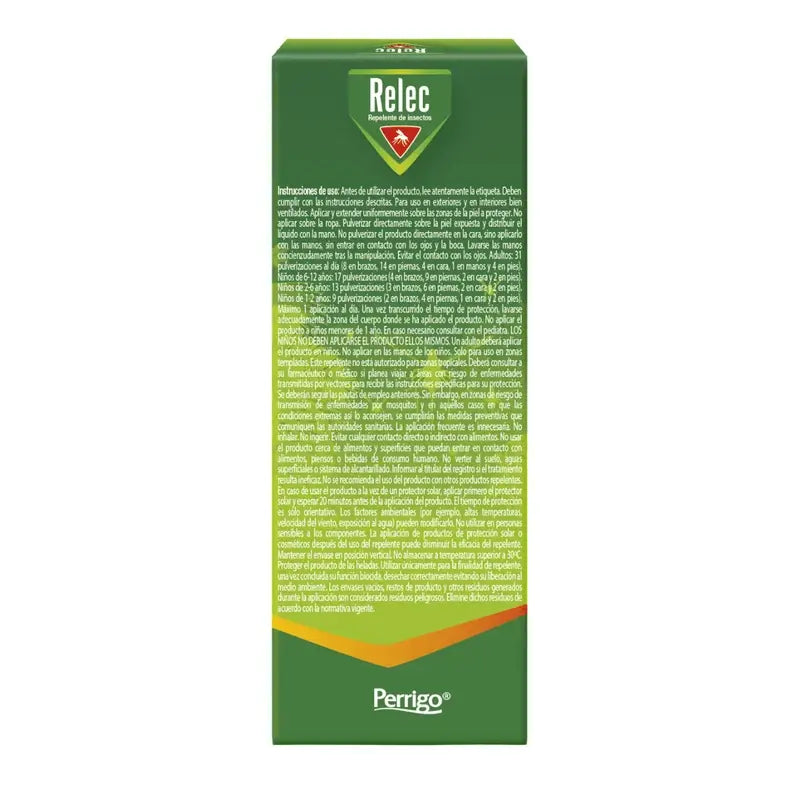 Relec Fuerte Sensitive Family Spray anti-moustiques, 100 ml