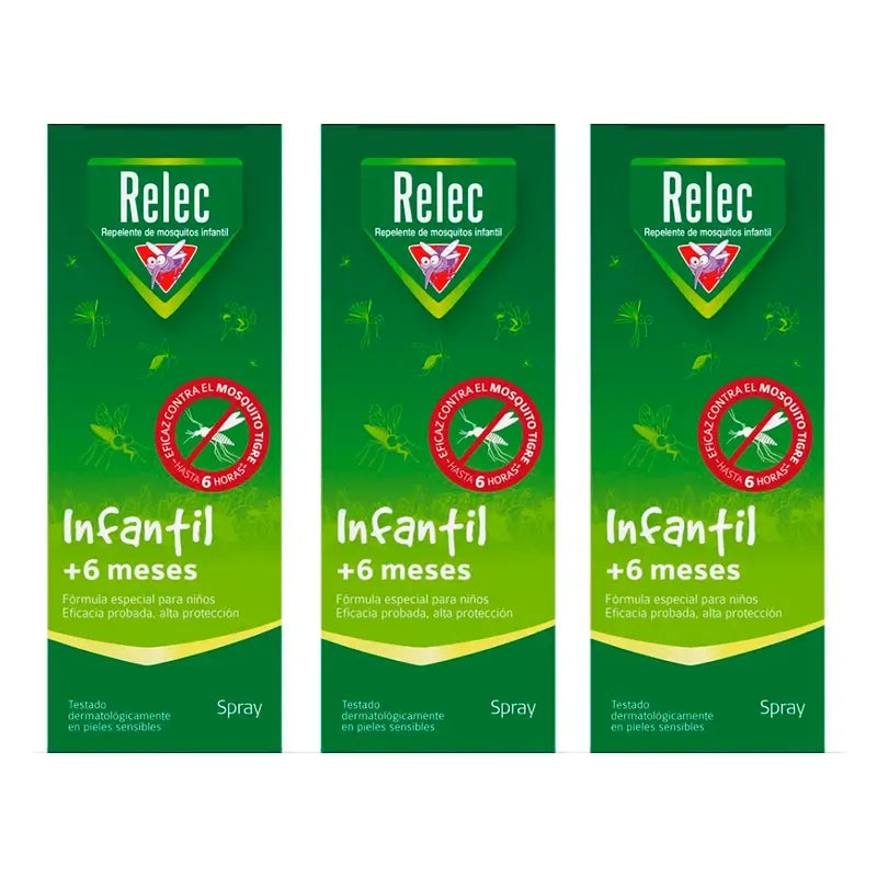 Relec Triplo Infantile +6 mois, 3 x 100ml
