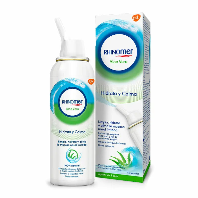 Rhinomer Aloe Vera Nasal Spray Sea Water, 100 ml
