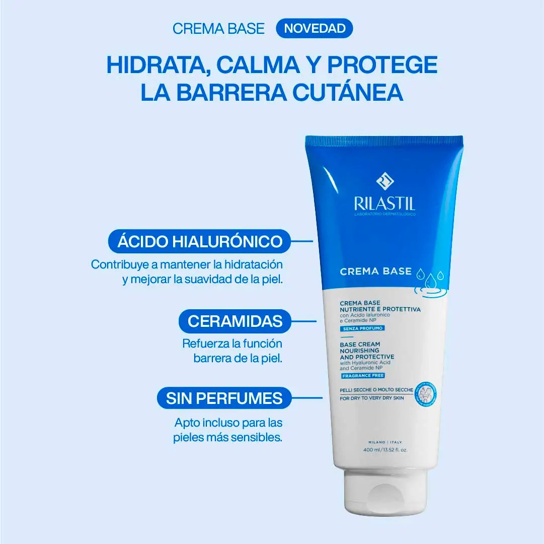 Rilastil Xerolact Crème de base, 400 ml