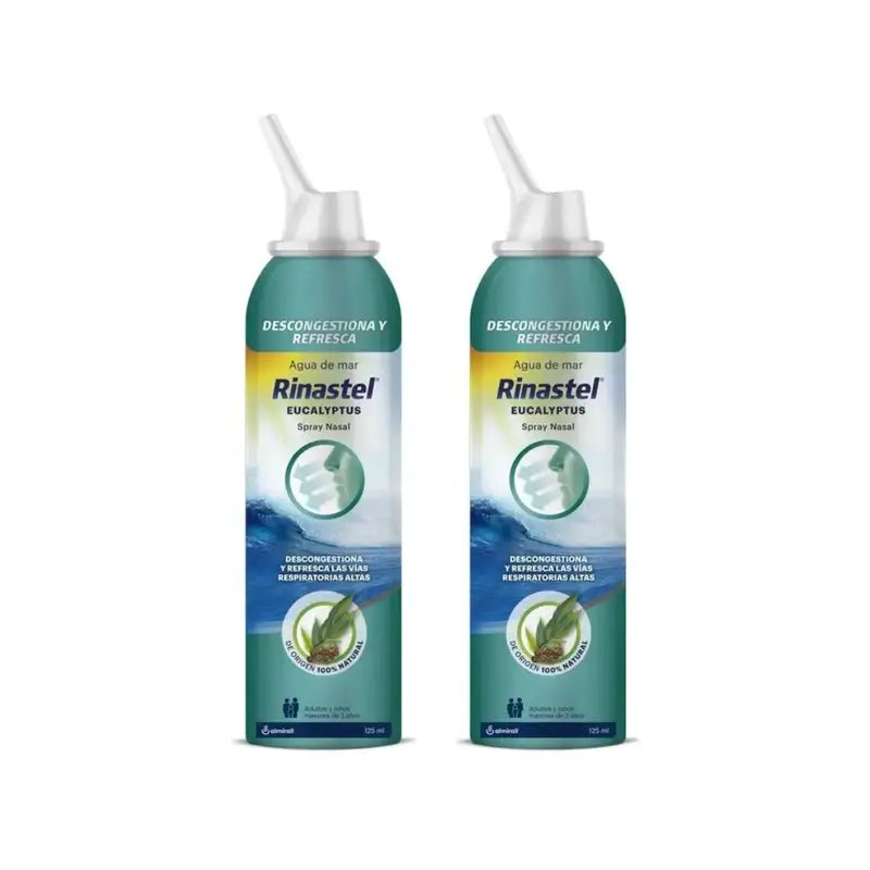 Rinastel Spray nasal à l'eucalyptus, 2X125 Ml