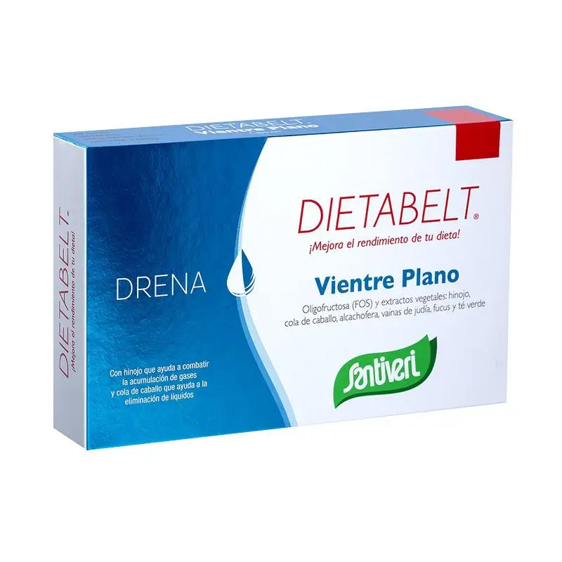 Santiveri Dietabelt Drains Flat Belly 60Cap.