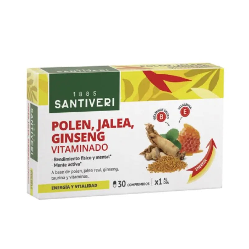 Santiveri Pollen+Jelly+Ginseng 30Comp.