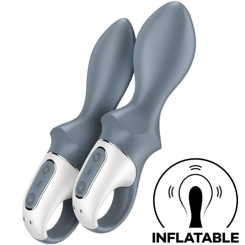 Satisfyer Air Pump Booty 1 Inflatable Anal Vibrator Grey