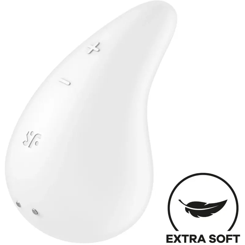 Satisfyer Vibrateur Dew Drop Lay-On Blanc