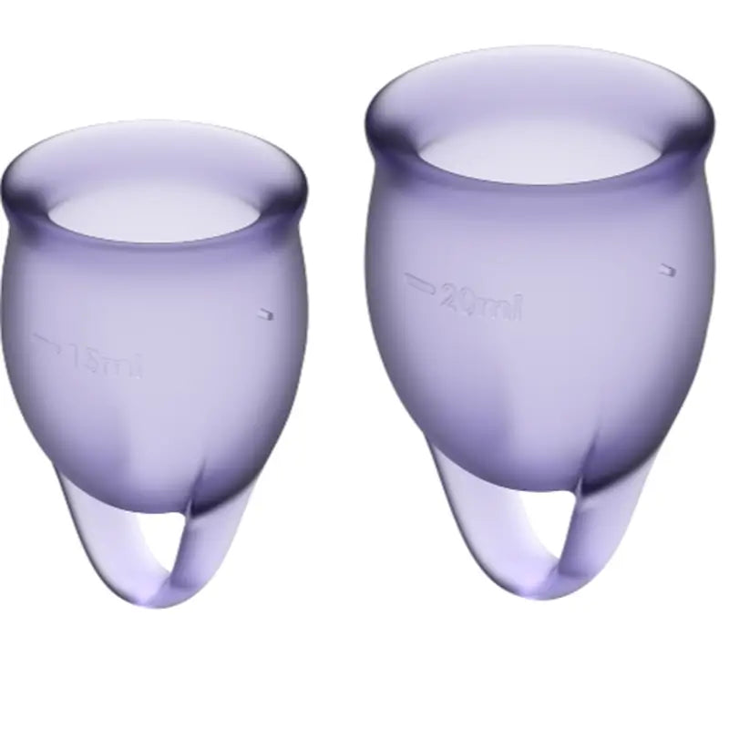 Satisfyer Feel Confident Lilas Kit Coupe Menstruelle 15 + 20 Ml