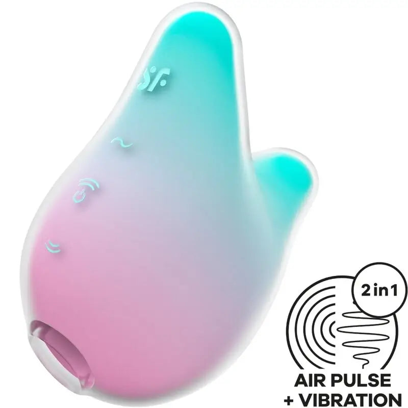 Stimulateur et vibrateur Satisfyer Mermaid Vibes Menthe et rose