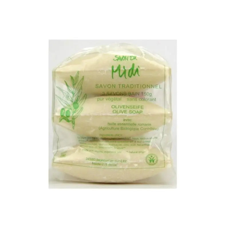 Savon Du Midi Jabon En Pastilla De Oliva-Romero 3Udx150Gr. Bio