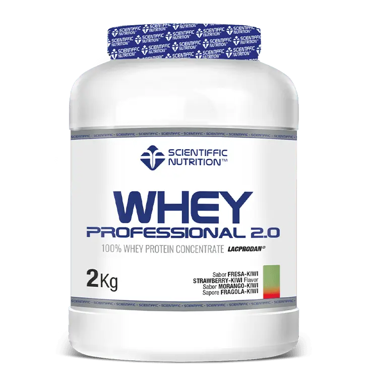 Scientiffic Nutrition Whey Professional 2.0 Fraise Kiwi, 2 kg