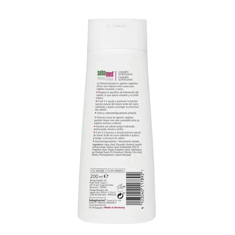 SEBAMED Shampooing Ultrasoft 200 ml