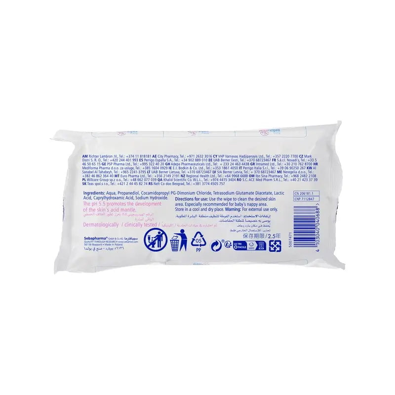 SEBAMED Baby Pack Lingettes, 3X60 unités