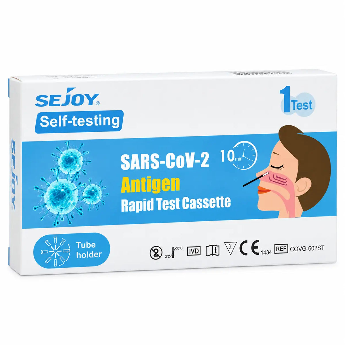 Test antigénique nasal Sejoy COVID-19, 1 unité