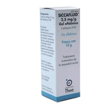 Siccafluid 2.5 mg/g Ophthalmic Gel 10 g
