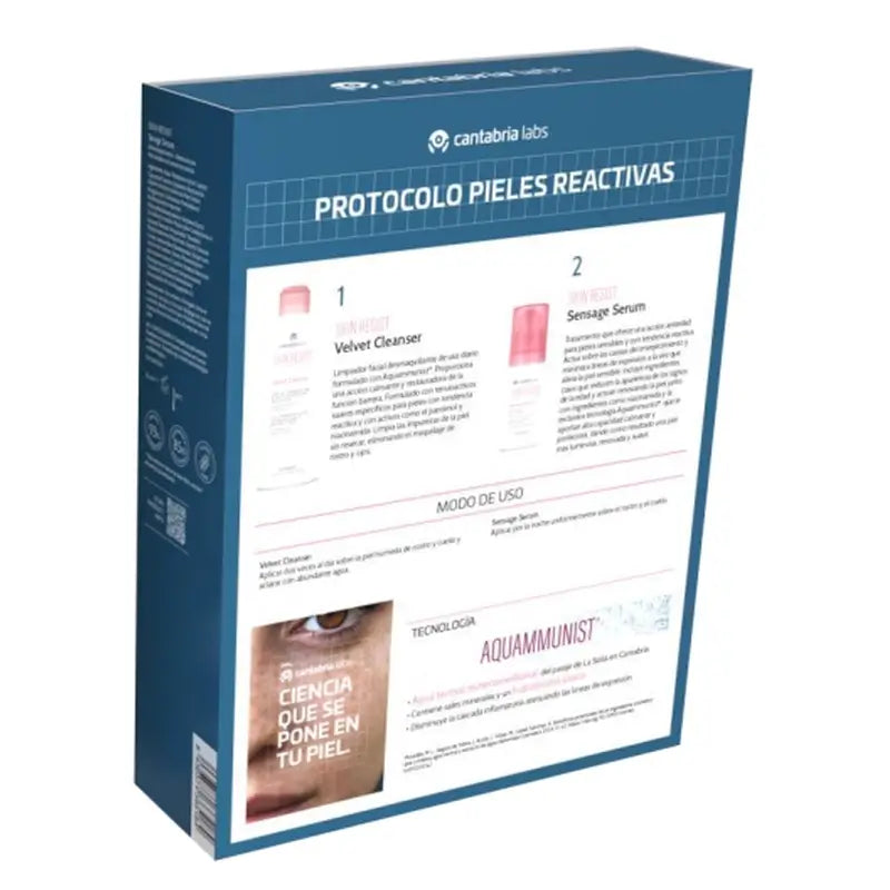 Skin Resist Pack Sérum Sensage 30Ml+Velvet Clean 200Ml C3 25