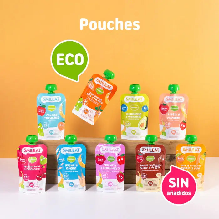 Smileat Pouch Yaourt et Framboise Eco 100 g