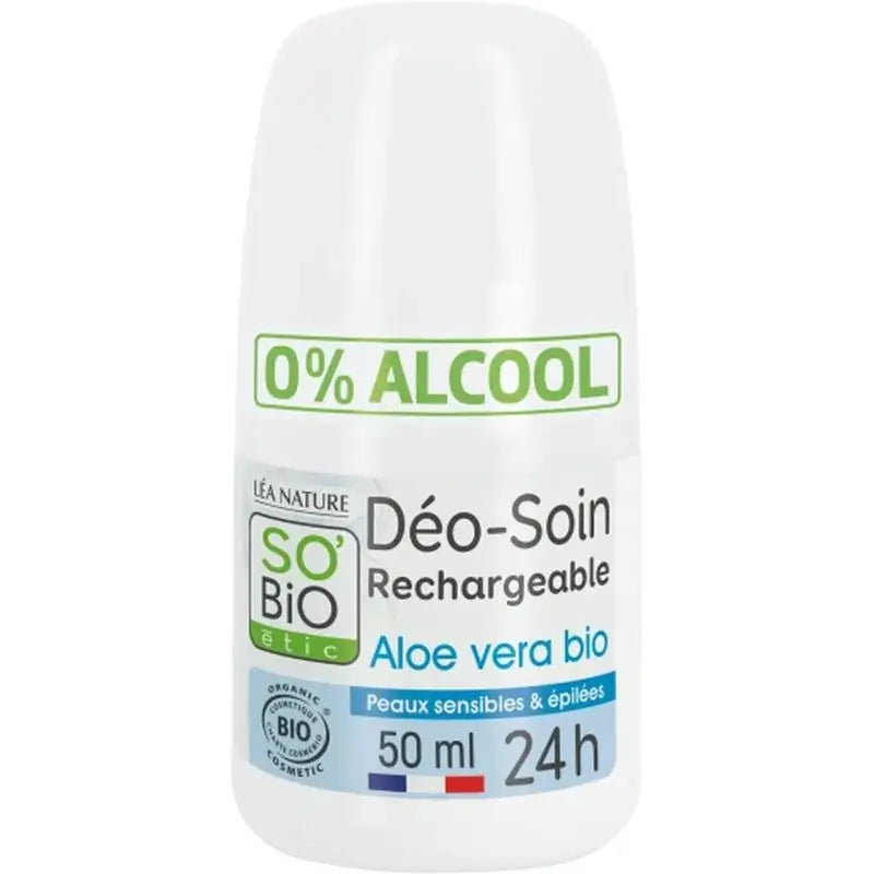 So´Bio Etic Desodorante Tolerancia 24H Aloe Roll-On 50Ml.