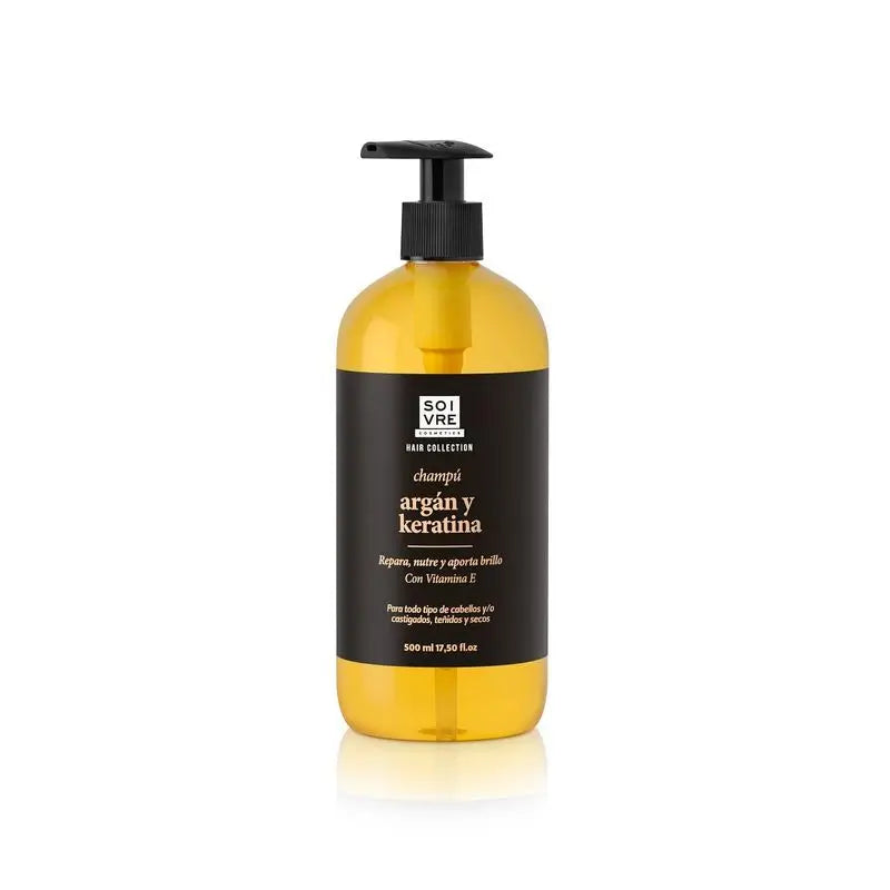 Shampooing Soivre Argan & Kératine, 500 ml